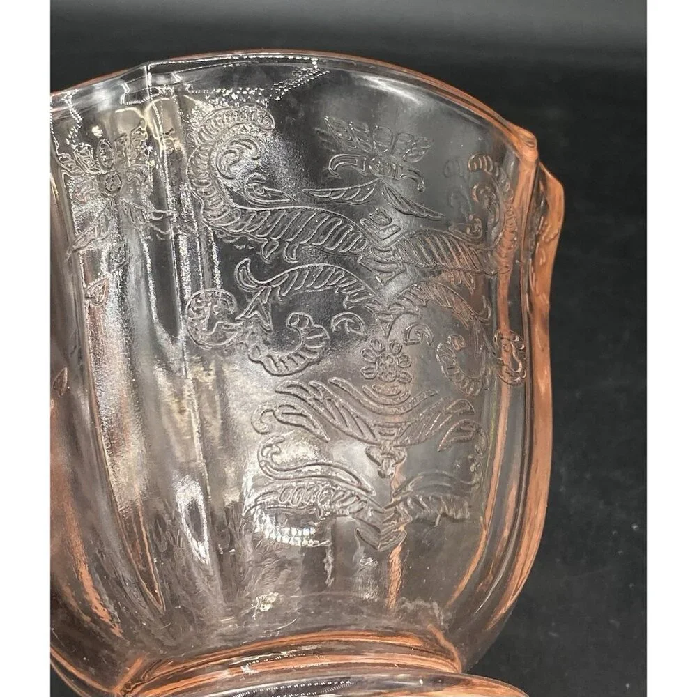 Indiana Glass Pink Depression Glass Madrid Creamer Pitcher